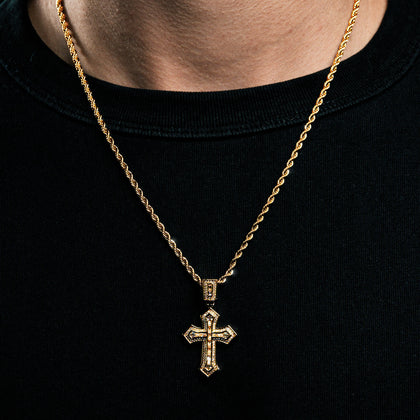 Zawieszka Micro 2Pac Cross Złoto