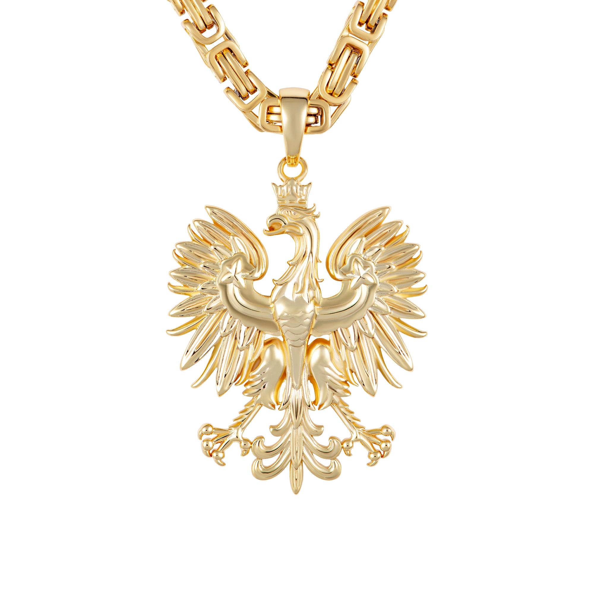 Polnischer Adler Anhänger Gold - IcedStuff