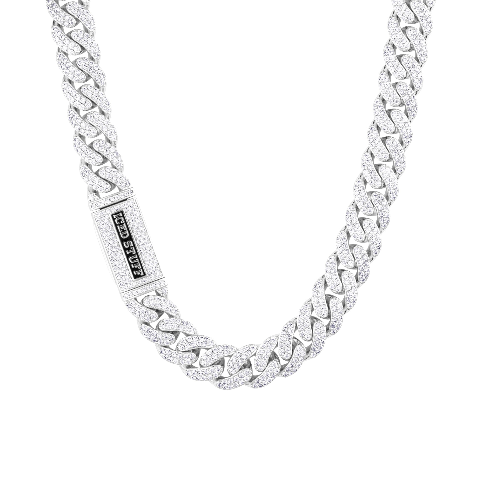 アクセサリー glitter 19mm iced out chain 60cm 19mm Iced Out Prong Chain Bracelet 【GOLD/SILVER】 | Glitter