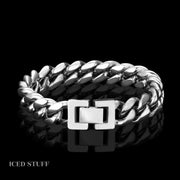 MIAMI CUBAN LINK 12MM BIAŁE ZŁOTO