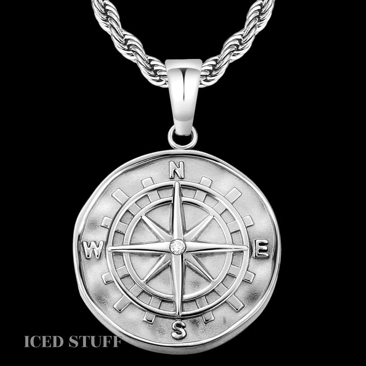 DAILY COMPASS WHITE GOLD